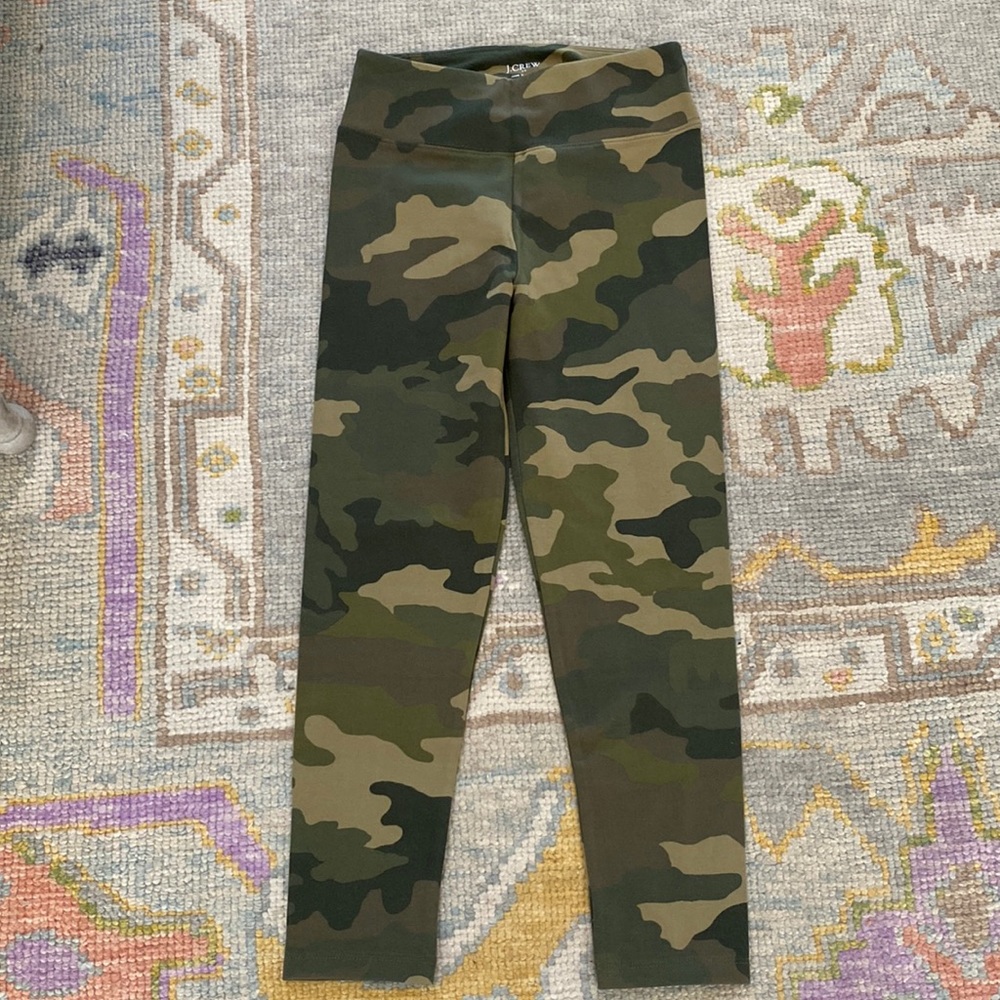 XS Jcrew camo leggins